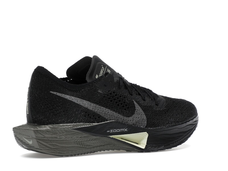 Nike ZoomX Vaporfly 3 Black Olive Aura Metallic Medium Ash