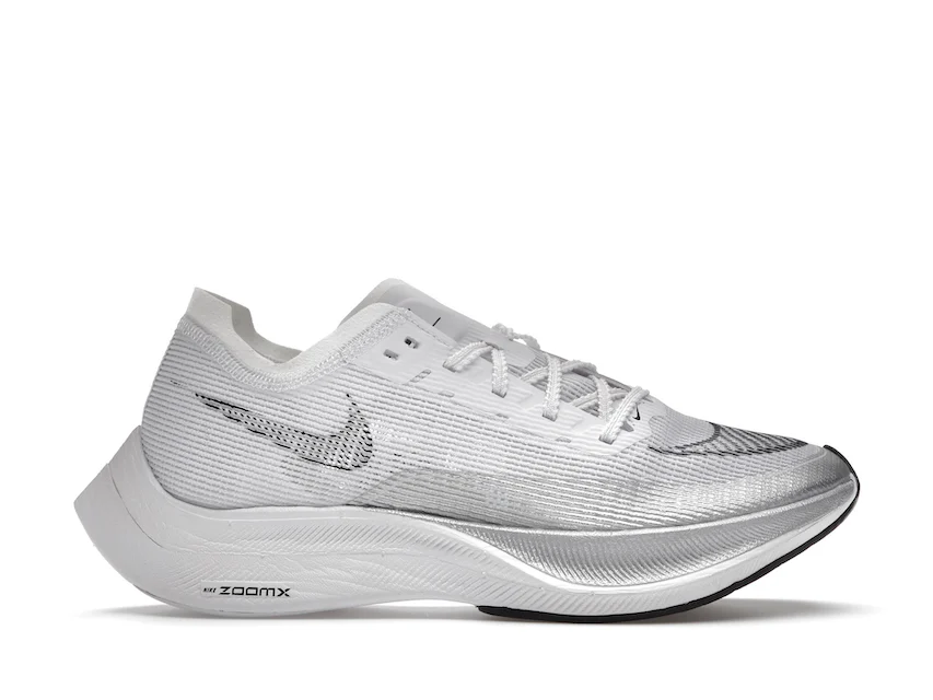 Nike ZoomX Vaporfly Next% 2 White Metallic Silver (Women's