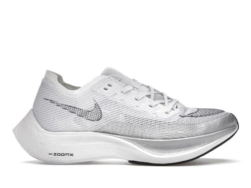 Nike ZoomX Vaporfly Next% 2 White Metallic Silver 0