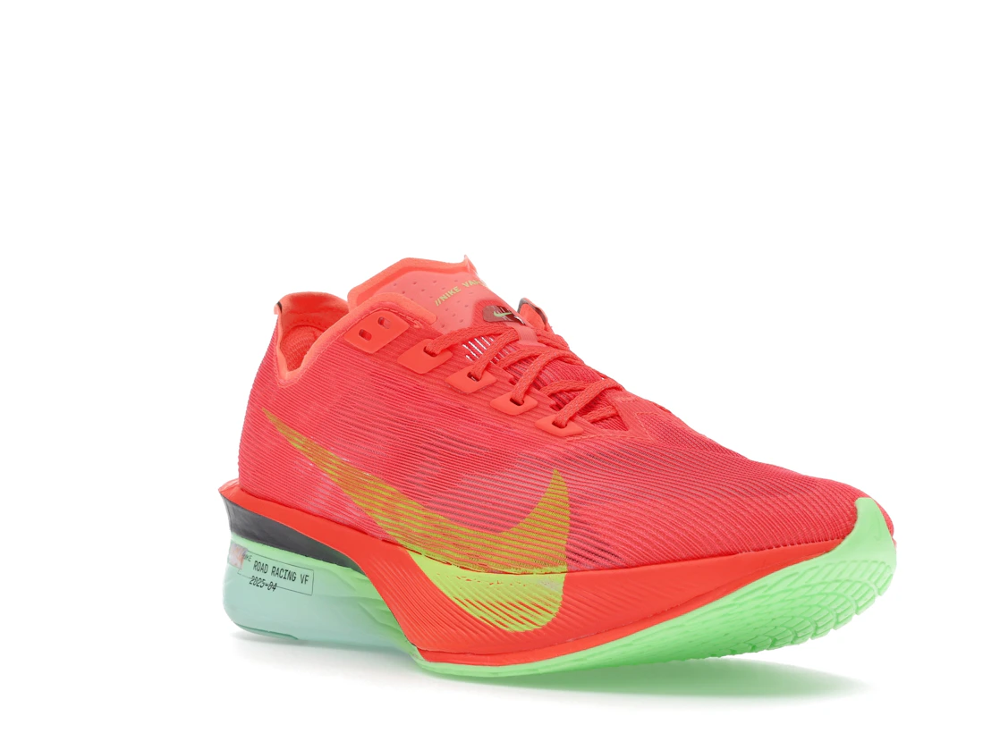 Nike ZoomX Vaporfly Next% 4 Bright Crimson Mint Foam Cave Purple Lime Blast