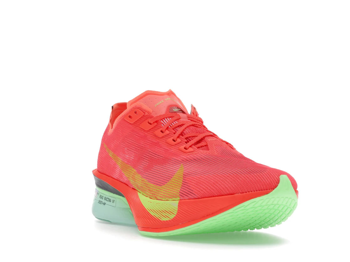 Nike ZoomX Vaporfly Next% 4 Bright Crimson Mint Foam Cave Purple Lime Blast