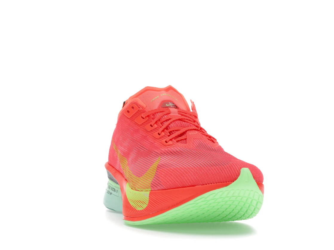 Nike ZoomX Vaporfly Next% 4 Bright Crimson Mint Foam Cave Purple Lime Blast