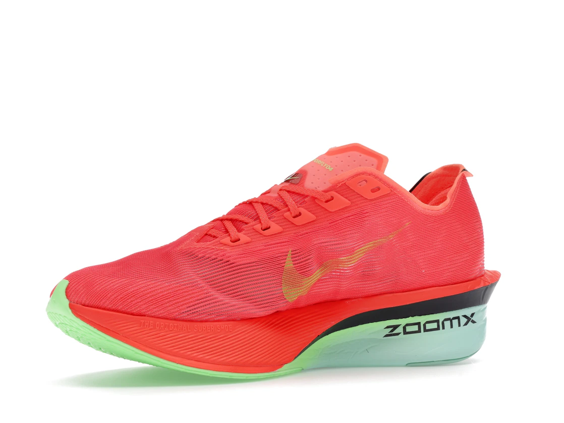 Nike ZoomX Vaporfly Next% 4 Bright Crimson Mint Foam Cave Purple Lime Blast