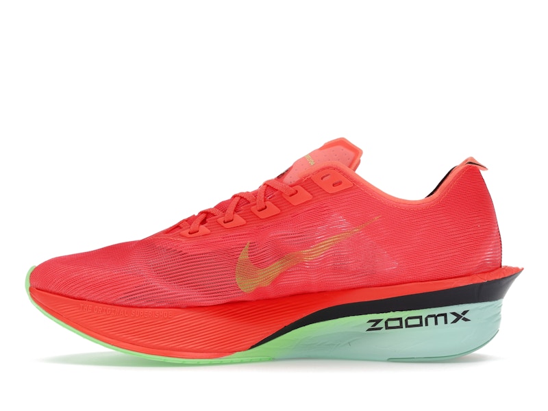 Nike ZoomX Vaporfly Next% 4 Bright Crimson Mint Foam Cave Purple Lime Blast