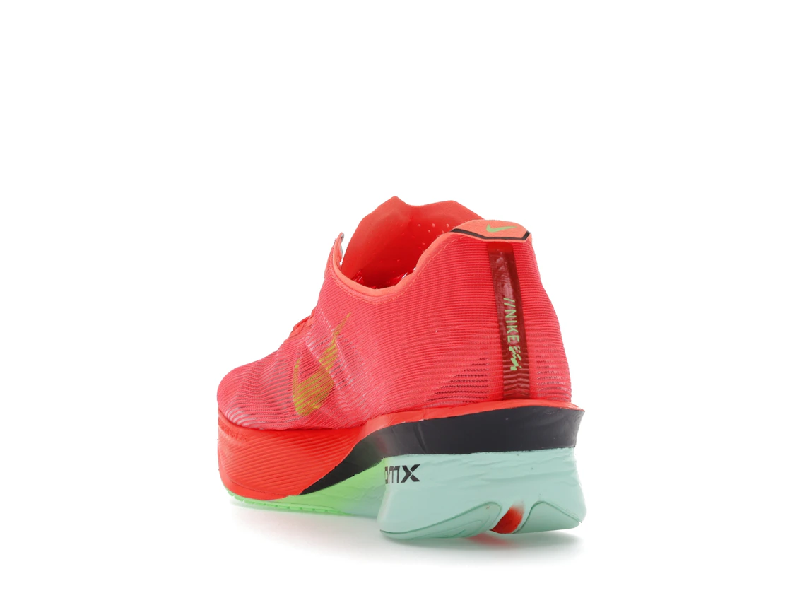 Nike ZoomX Vaporfly Next% 4 Bright Crimson Mint Foam Cave Purple Lime Blast