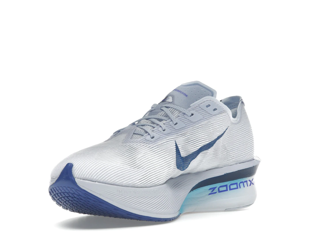 Nike ZoomX Vaporfly Next% 4 Ghost Persian Violet Football Grey Blue Void