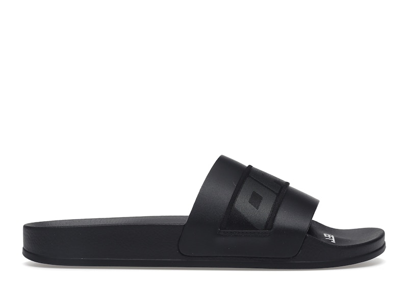 OFF WHITE Industrial Slides Black Black Men s