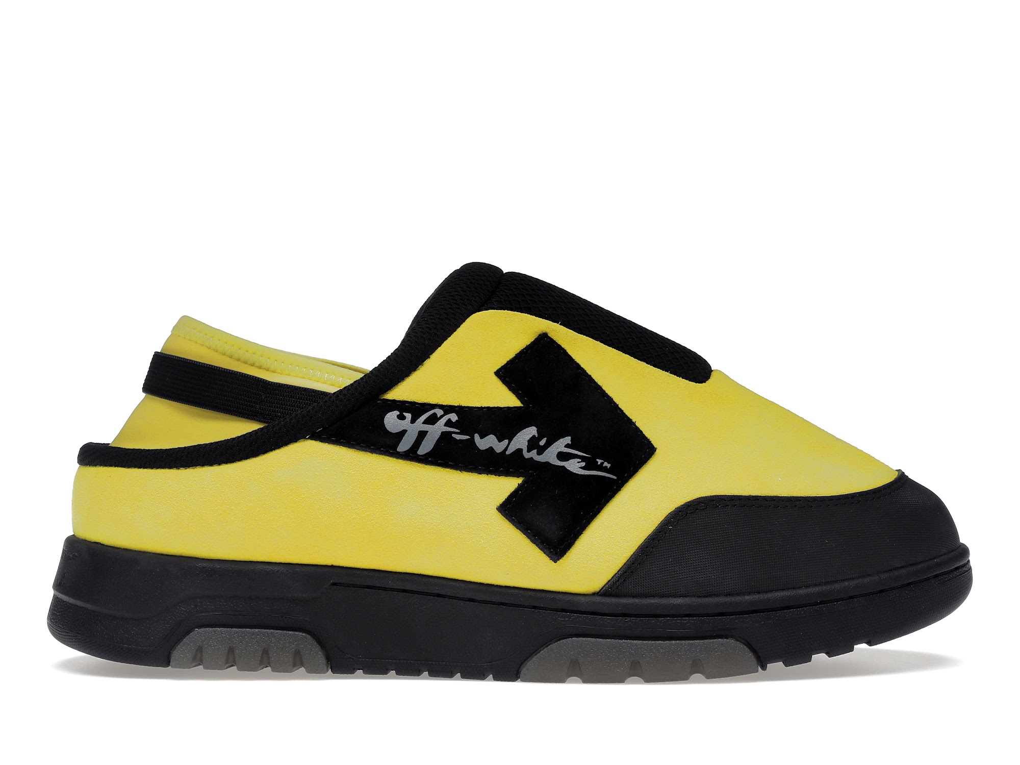 OFF-WHITE Out Of Office Mule Yellow Black Men's 