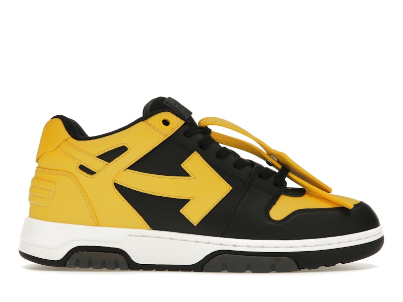 Off white black yellow sneakers outlet