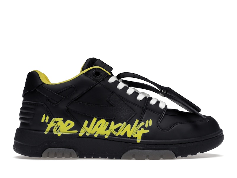 Off white shoes black and yellow discount