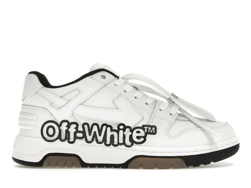 OFF-WHITE Out Of Office OOO Low Tops "Off-White" White Black 0
