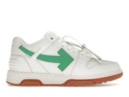OFF-WHITE Out Of Office OOO Low Tops Blanc Bright Vert Brick Rouge 0