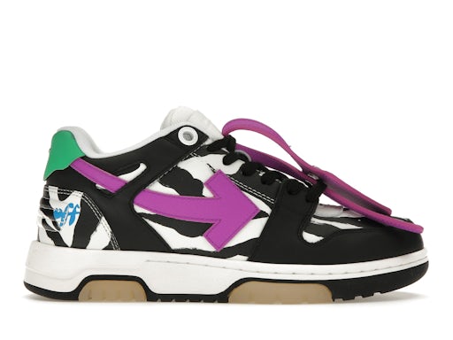 OFF-WHITE Out Of Office OOO Low Tops Zebra Pink (Women's) 0