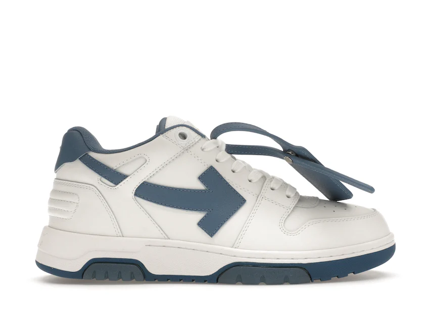 OFF-WHITE Out Of Office OOO Low White Navy Blue Hombre ...