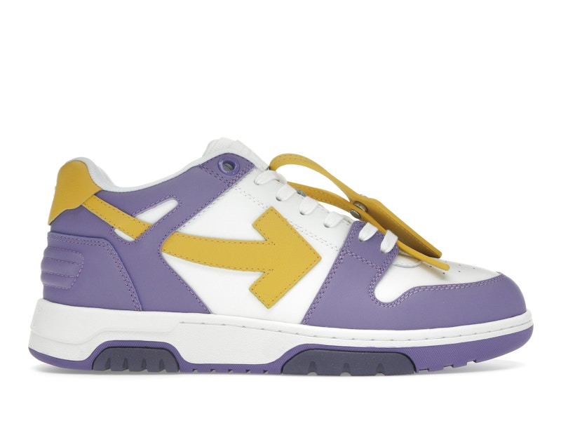 OFF-WHITE Out of Office Sneaker White Purple Yellow Men's