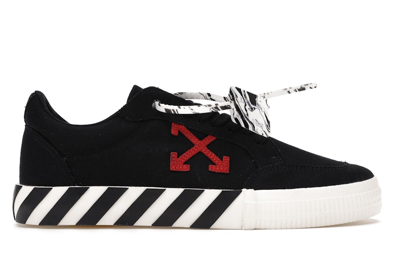 Off white top low vulc red