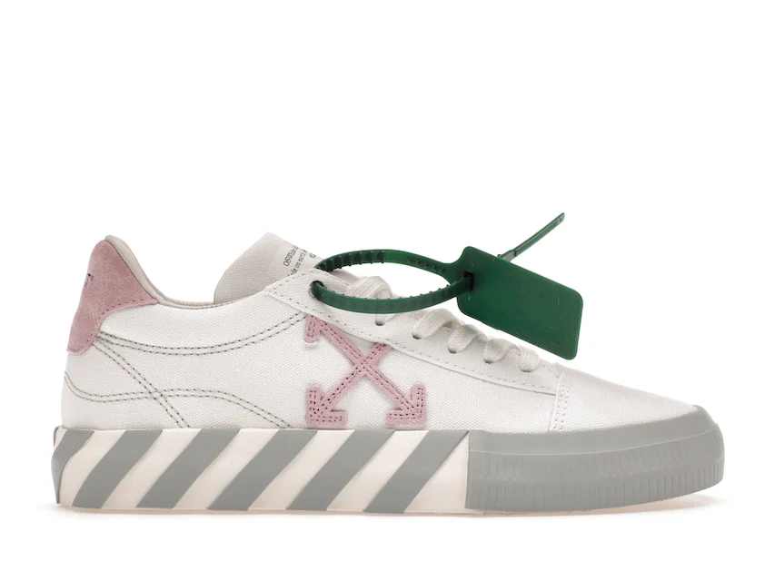 OFF-WHITE Vulc Low Canvas White Light Pink Grey 0
