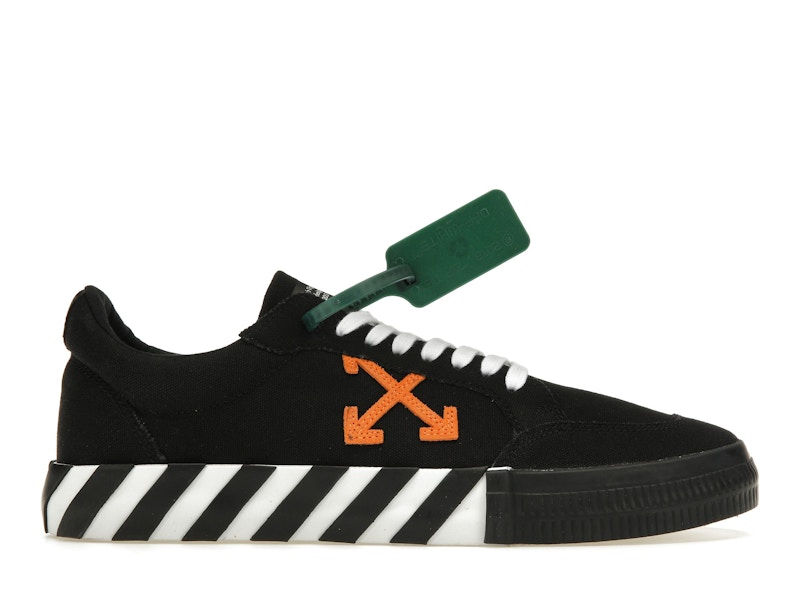 OFF-WHITE Vulc Caña Baja Negro Anaranjado Hombre - omia085s22fab0011020 - MX
