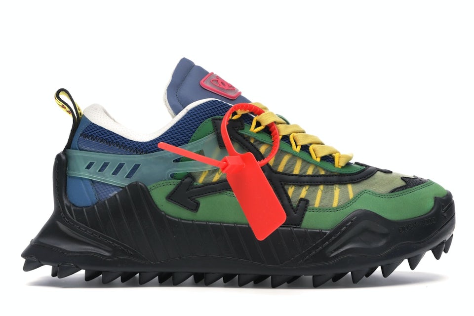Off-White c/o Virgil Abloh Odsy 2000 Colorblock Trainer Sneakers in Blue