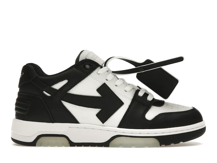 Off-White Out Of Office Calf Leather Panda Men's - OMIA189C99-LEA007 ...