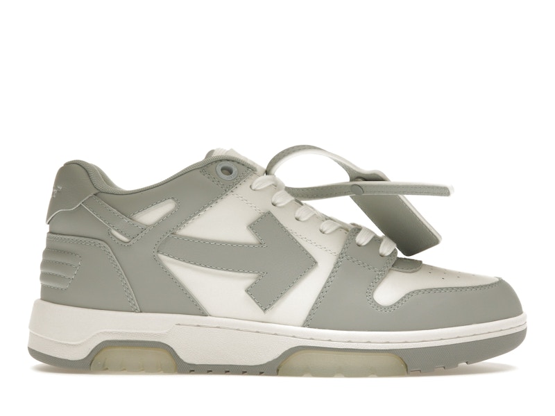 Off-White Out Of Office Calf Leather White Grey Men's Off-White Out Of Office Calf Leather White Grey Men's