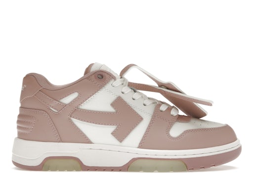 OFF-WHITE Out Of Office Kalbsleder Weiß Rosa (Damen) 0