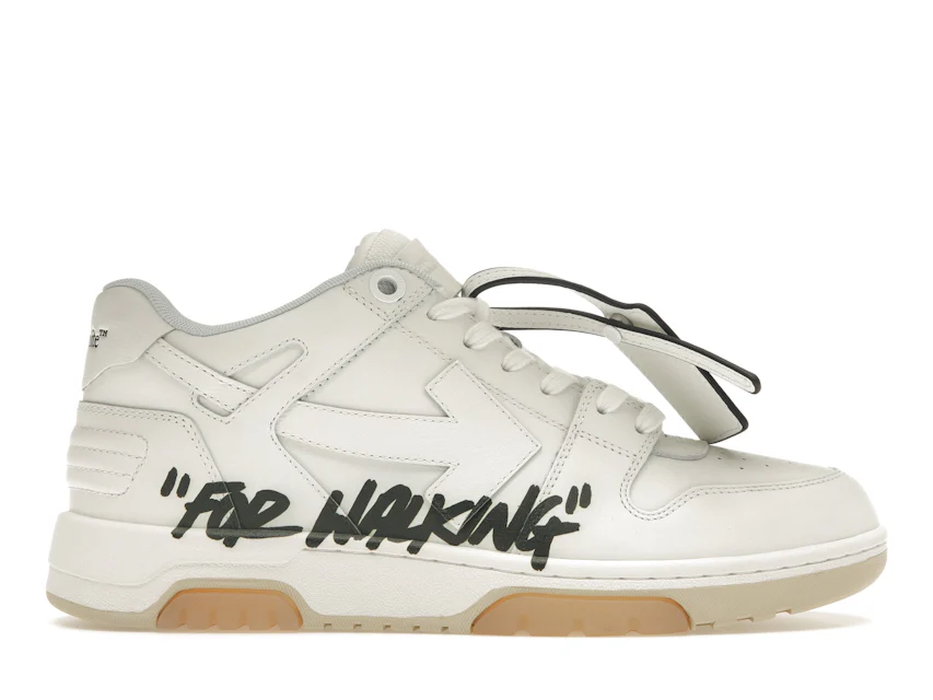 Off-White Out Of Office ''For Walking'' White Black Men's - OMIA189C99 ...