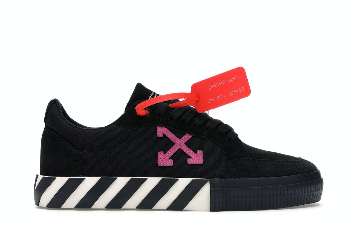 OFF-WHITE Vulc Low Black Fuchsia - OMIA085E19C210471028