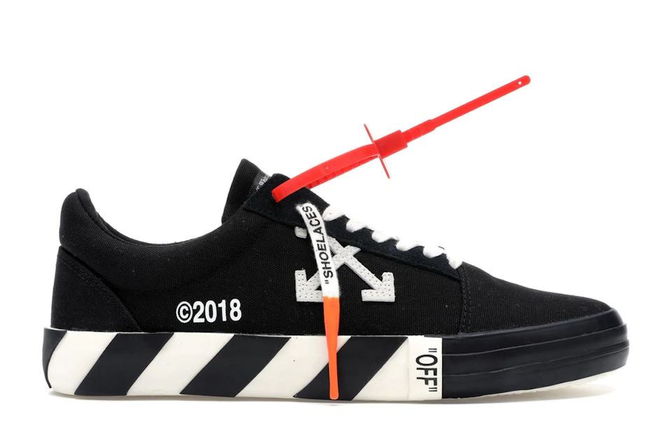 OFF-WHITE Vulc Low Black - OMIA085E183510011000