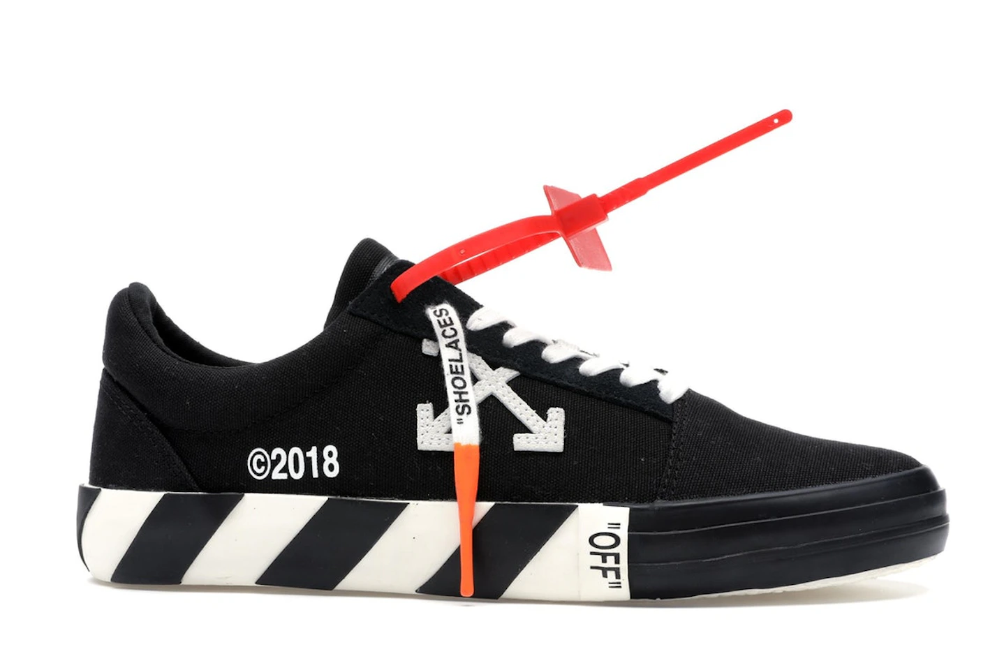 OFF-WHITE Vulc Low Black - OMIA085E183510011000