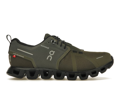 On Running Cloud 5 Waterproof Verde oliva Negro (de mujer) 0
