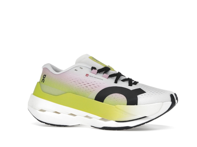 On Running Cloudboom Max Lime Raspberry (Women's) - 360° view 3