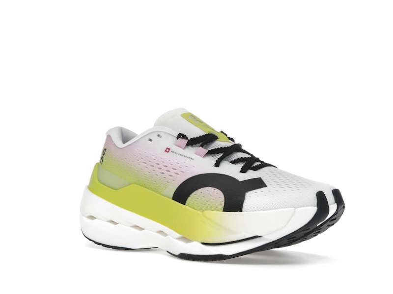 On Running Cloudboom Max Lime Raspberry (Women's) - 360° view 5