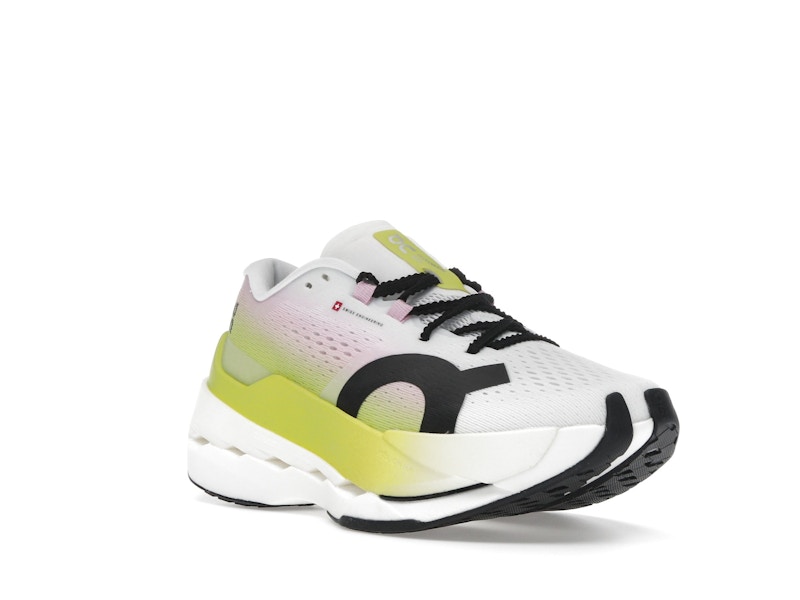 On Running Cloudboom Max Lime Raspberry (Women's) - 360° view 6