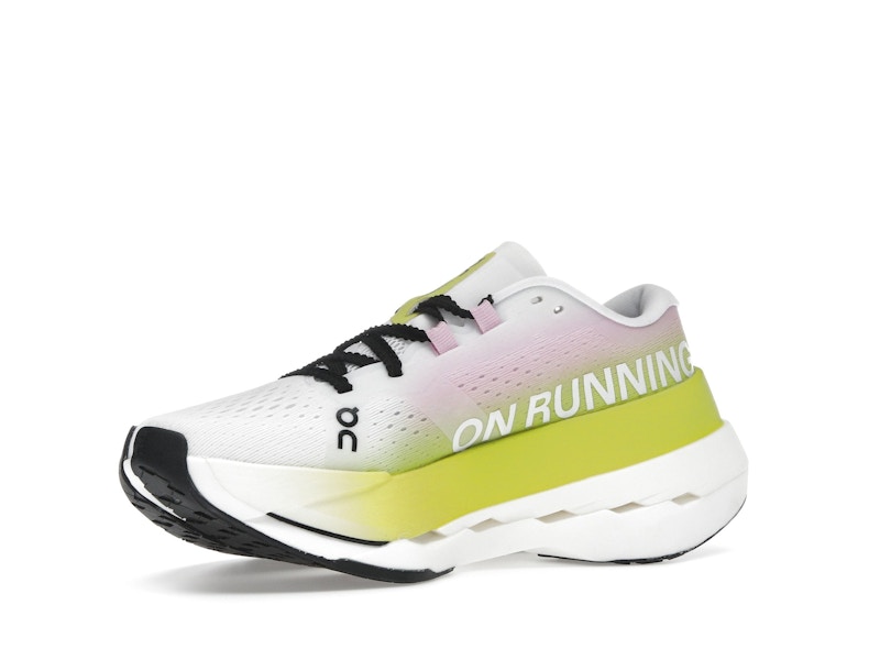 On Running Cloudboom Max Lime Raspberry (Women's) - 360° view 16