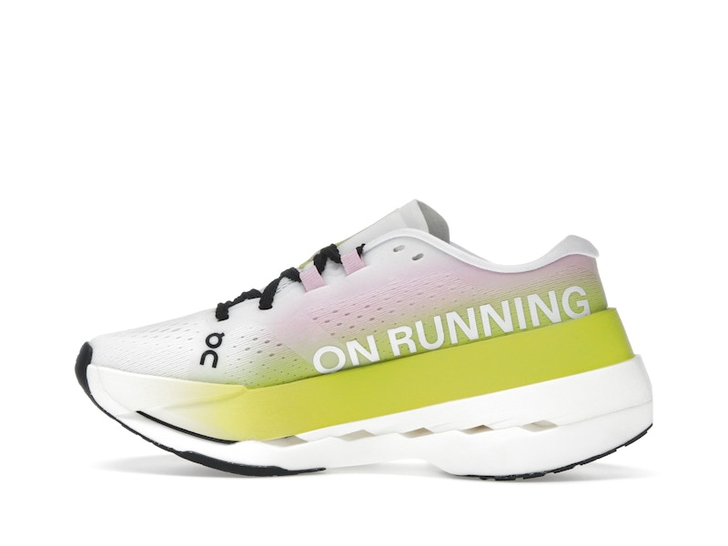 On Running Cloudboom Max Lime Raspberry (Women's) - 360° view 20