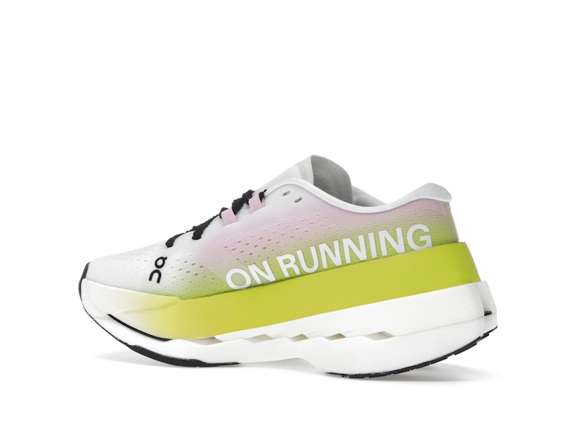 On Running Cloudboom Max Lime Raspberry (Women's) - 360° view 22