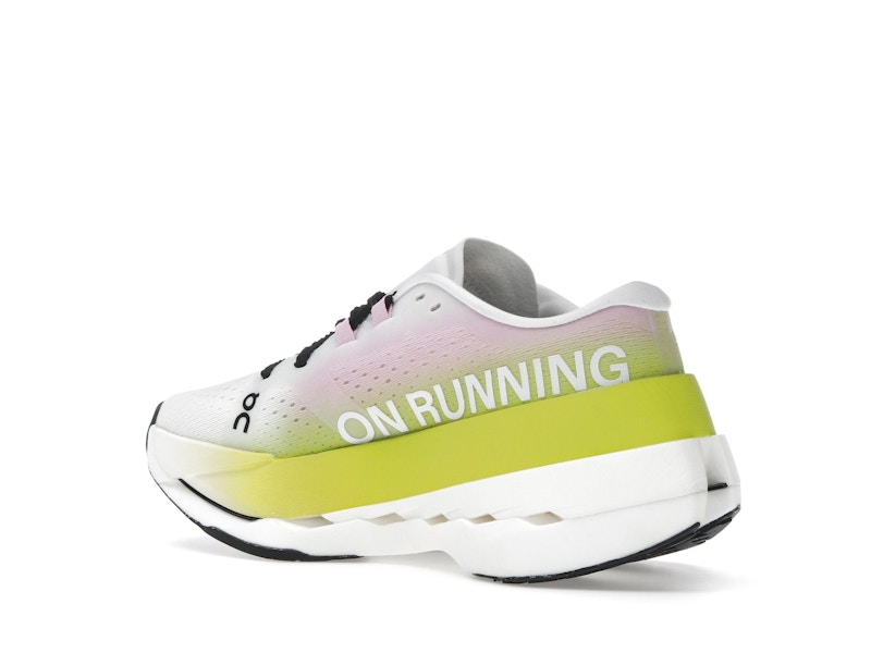 On Running Cloudboom Max Lime Raspberry (Women's) - 360° view 23
