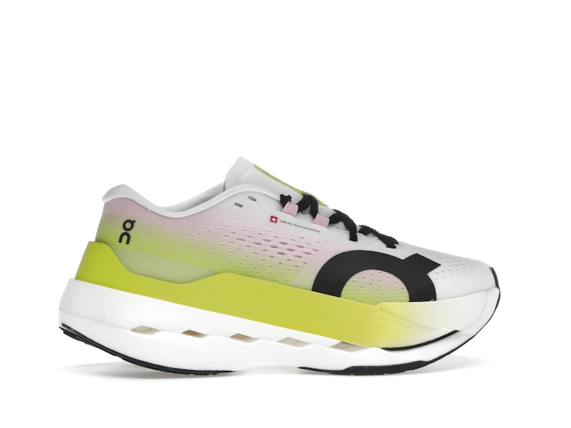 On Running Cloudboom Max Lime Raspberry (Women's) - 360° view 36