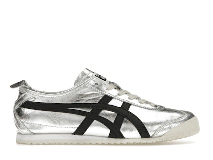 Onitsuka Tiger Mexico 66 Pure Silver Black Men's 1183B566-020 US