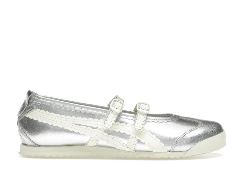新品 OnitsukaTiger MEXICO66 TGRS SILVER 26 Onitsuka Tiger Mexico 66 TGRS Silver Cream (Women's