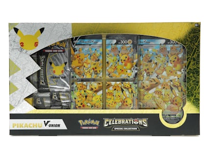 Pokmon TCG 25th Anniversary Celebrations Pikachu V Union Special Collection Box - US Pokmon TCG 25th Anniversary Celebrations Pikachu V Union Special Collection Box - US