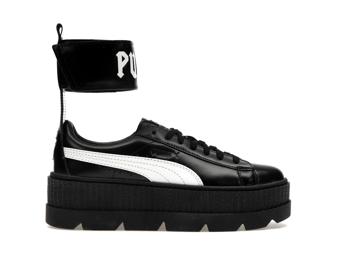 Puma Ankle Strap Rihanna Fenty Black White (Women's)