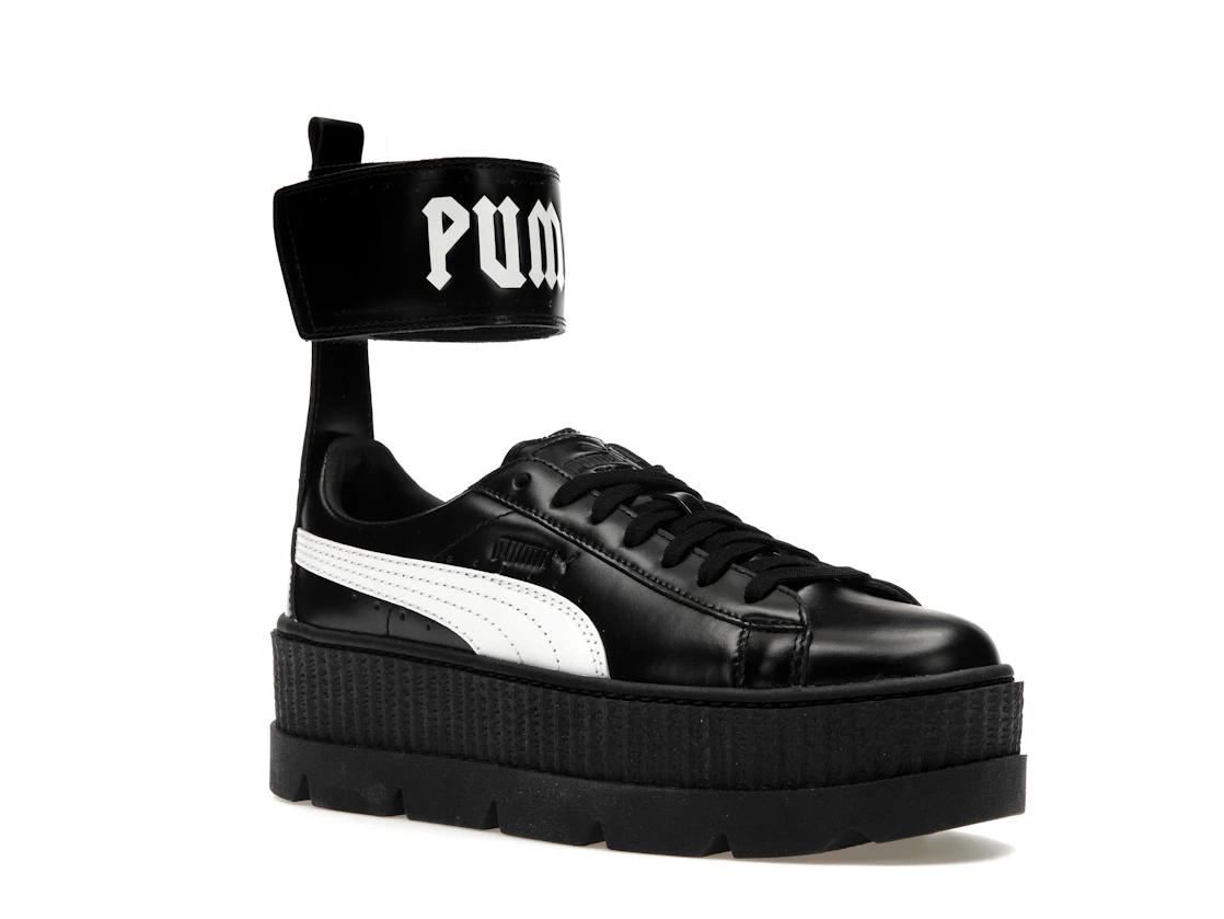 Puma Ankle Strap Rihanna Fenty Black White (Women's)