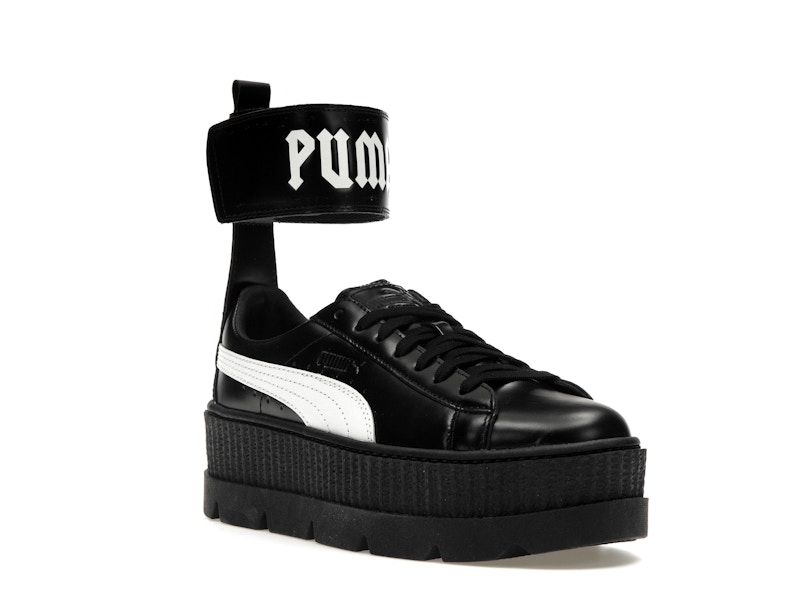 Puma Ankle Strap Rihanna Fenty Black White (Women's)