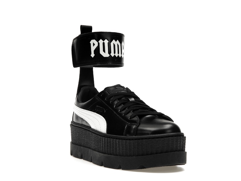 Puma Ankle Strap Rihanna Fenty Black White (Women's)