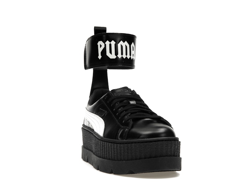 Puma Ankle Strap Rihanna Fenty Black White (Women's)
