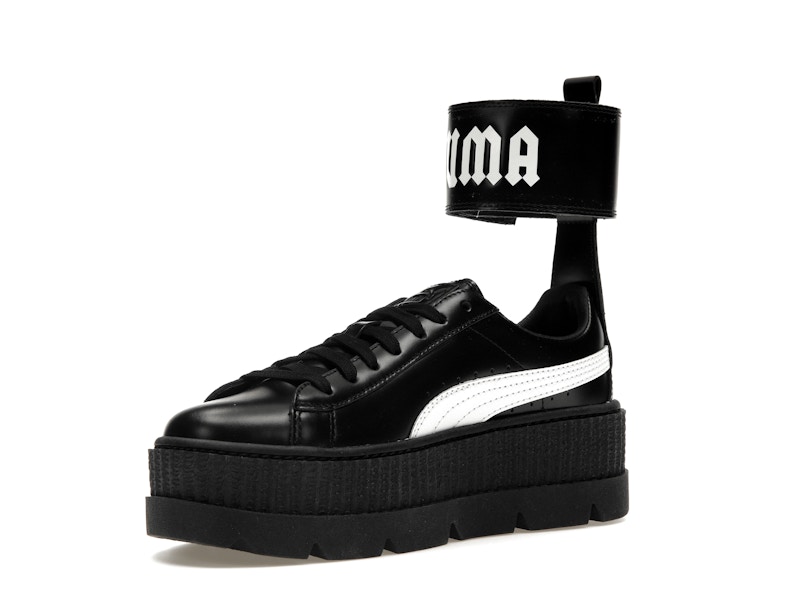 Puma Ankle Strap Rihanna Fenty Black White (Women's)