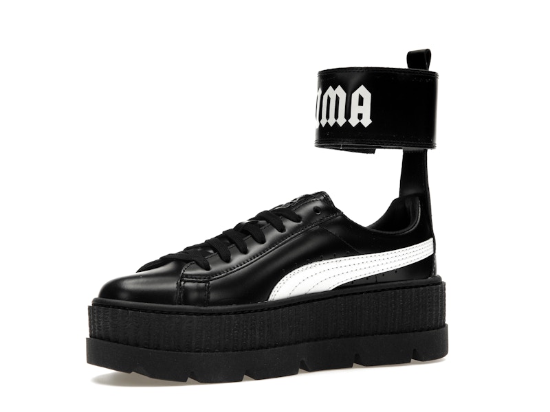 Puma Ankle Strap Rihanna Fenty Black White (Women's)
