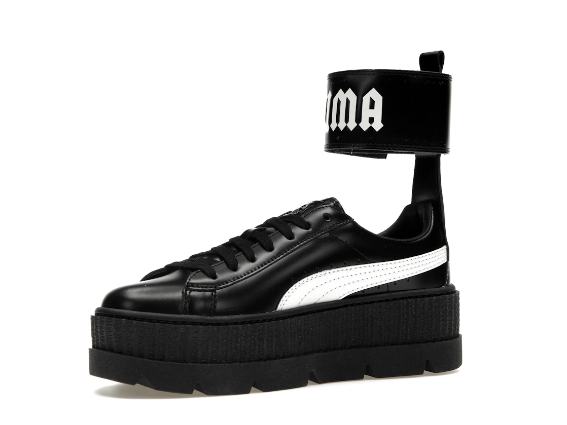 Puma Ankle Strap Rihanna Fenty Black White (Women's)